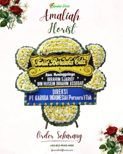 Papan Bunga Duka di Wado