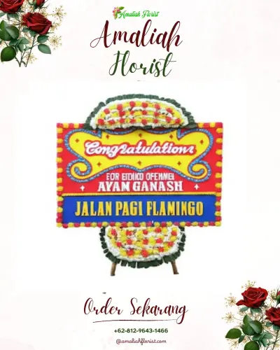Bunga Papan Congratulation di Wado